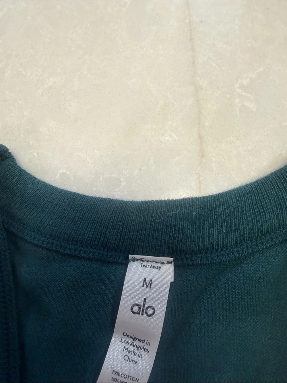 Alo seamless modal ribbed delight high neck bra emerald green size medium